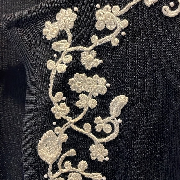 Grace Dane Lewis 2 pc Rayon/Nylon long jacket (XL) and palazzo pant (L). Sheen. - Picture 2 of 14